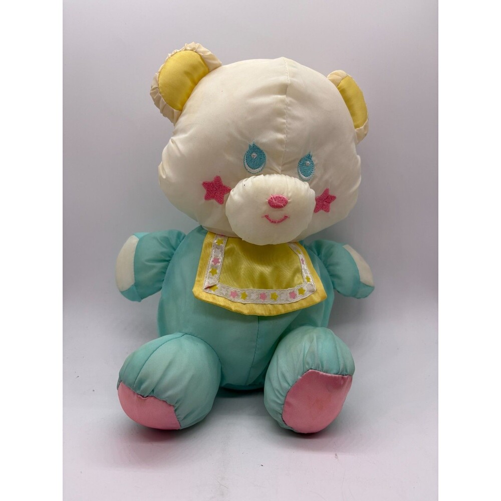 Vintage Playskool Sweet Beginnings Bear Plush Stuffed Animal Teddy Lovey 9"